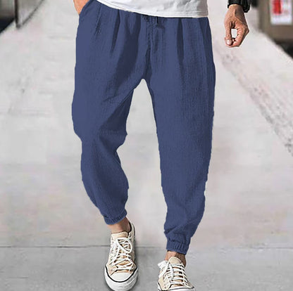 Casual Fashion Loose Men's Summer Ankle Banded Pants