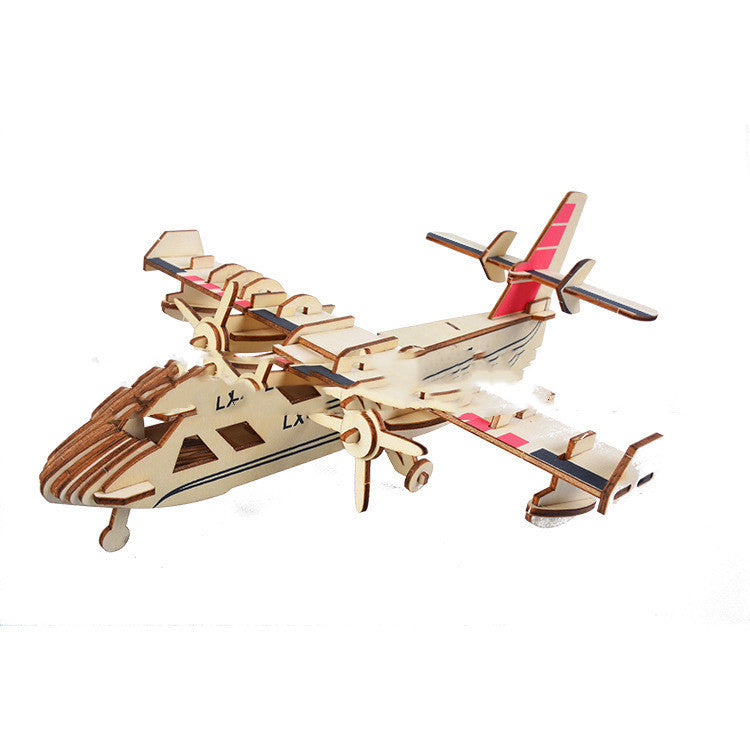 Amphibious Bomber Puzzle Assembly Toy 3D