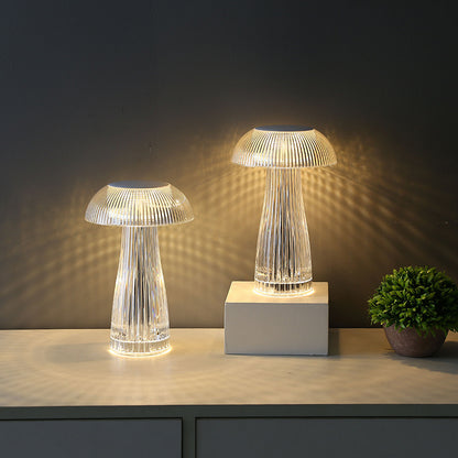 Creative Crystal Lamp Jellyfish Table Lamp Light Luxury Touch Decoration Home Decor