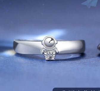 Happy Planet 925 Silver Couple Rings For Men And Women