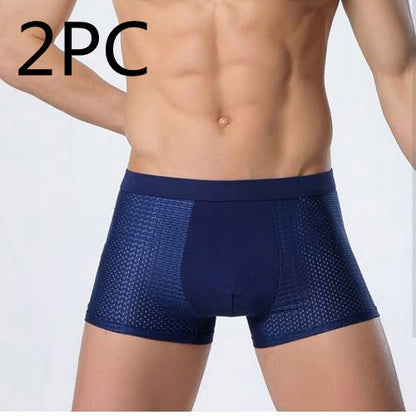 Ice silk men's underwear mesh boxer