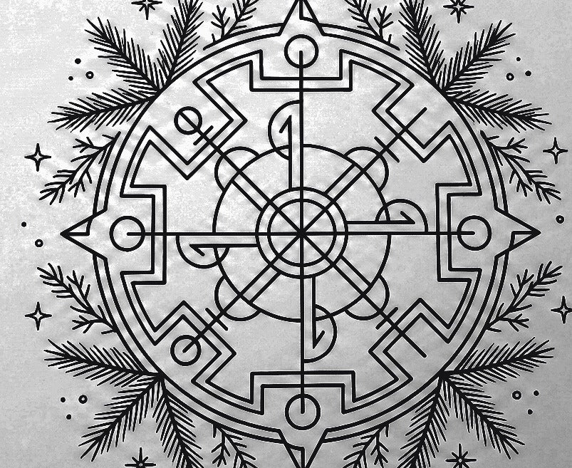 Tatueringsflash – 12 skandinaviska motiv i fineline & dotwork (transparenta PNG + printbart referensark)