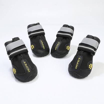 Pet dog waterproof shoes