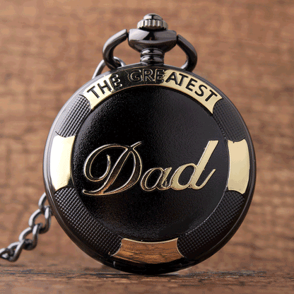 DAD grandpa necklace watch