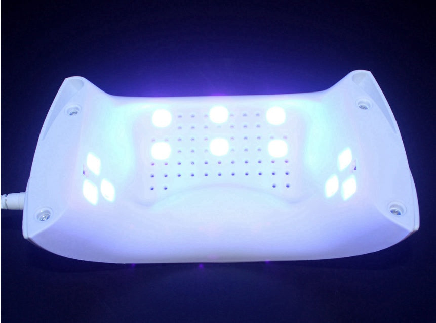 Led UV-lampa 12st LED Nageltork för ALLA Nagellack Manikyr Med Timerknapp Sensor Nail Art Tools