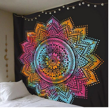 Nouveau Boho imprimer maison tapisserie tenture murale décoration serviette de plage couverture