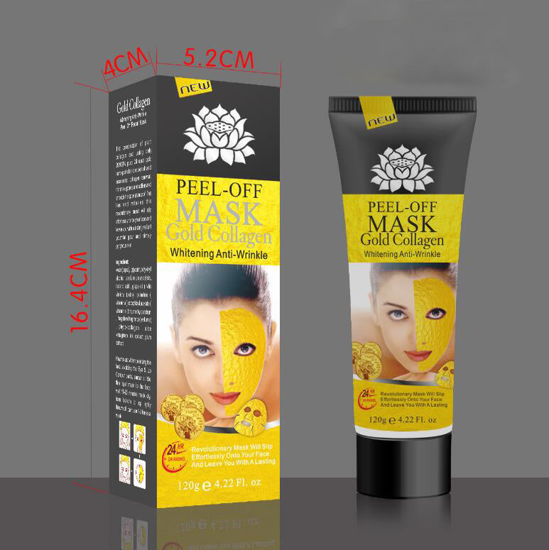 Masque peel-off au collagène doré