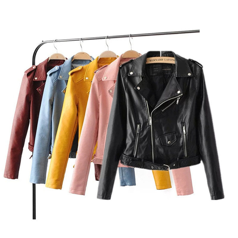 2021 Autumn and Winter Clothes for Women Korean Version Women's Leather Jacket Fashion Women Clothing
