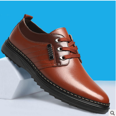 The new shoes shoes fall 2021 men's business casual shoes men shoes shoes round British Dad