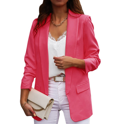 Elegant Blazer For Women - Loose Fitting, Stylish Design