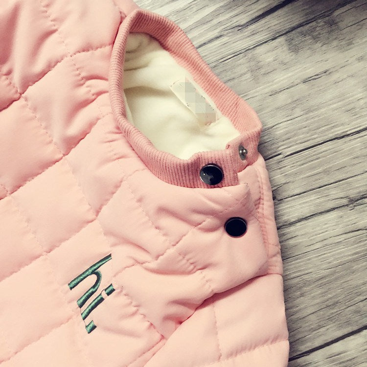 Winter cotton-padded jacket for children