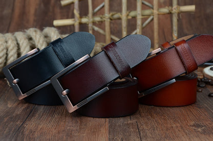 Men's Leather Belt - Classic Simplicity