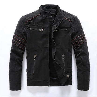 Veste en cuir pour hommes