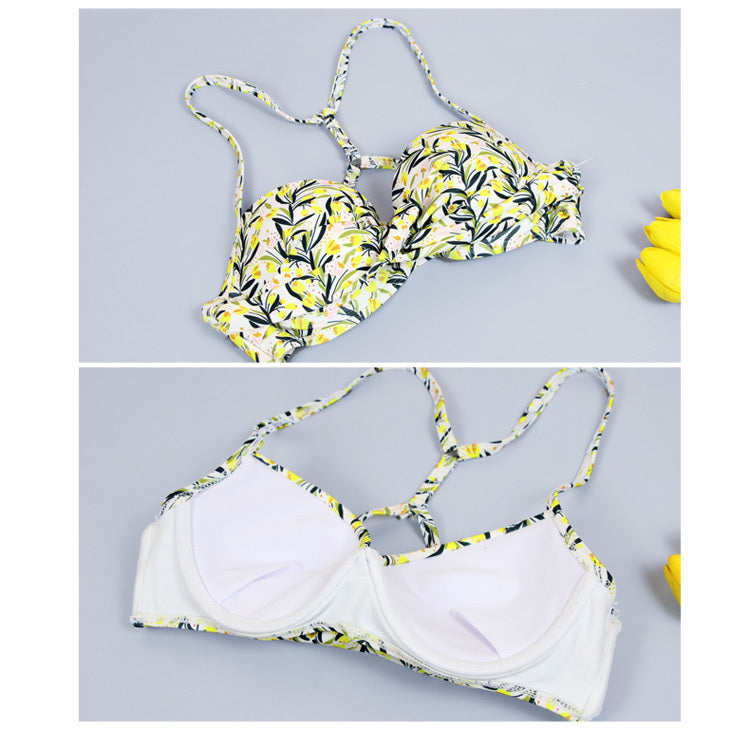 Chiffon blouse boxer hot spring bathing suit