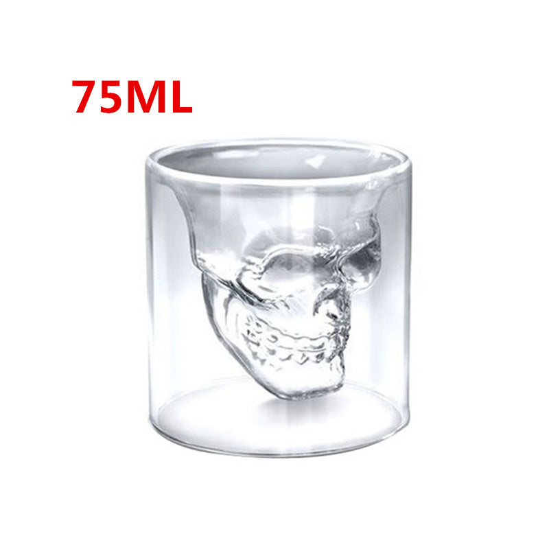 Kreativ kristall skall mugg - glas dubbel - glas skall - glas - glas - skall - skall - glas