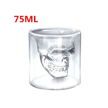 Kreativ kristall skall mugg - glas dubbel - glas skall - glas - glas - skall - skall - glas