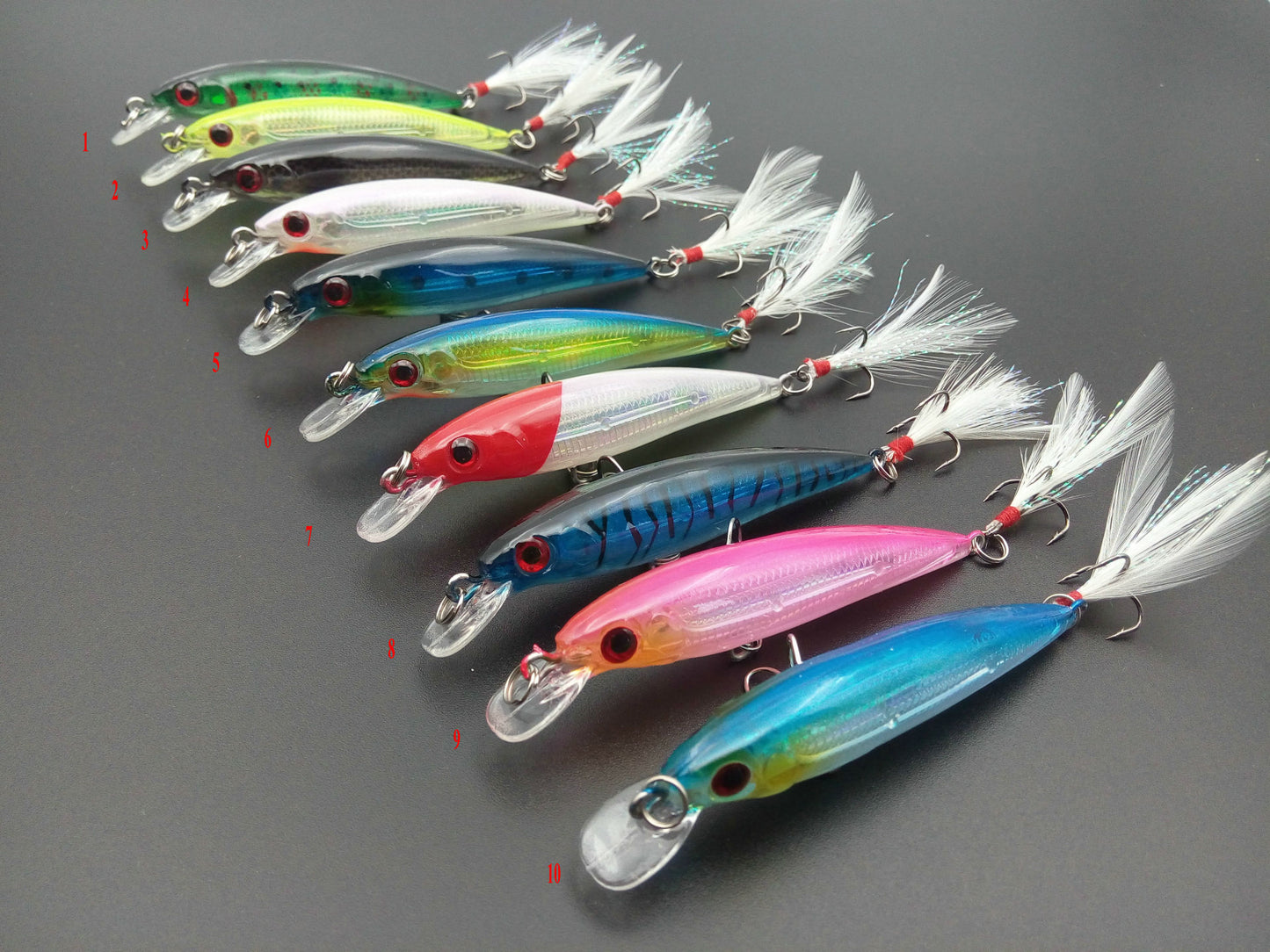 Bionic Feather Bait Color Random