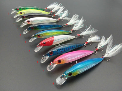 Bionic Feather Bait Color Random