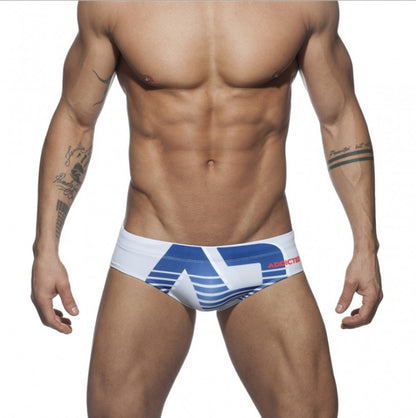 Printed swimsuit briefs
