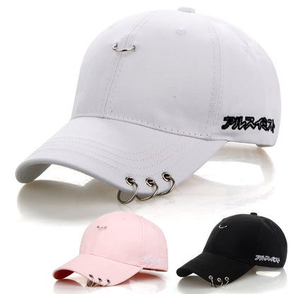 Korean Summer Baseball Cap - Hoop Cotton Duck Tongue Hat