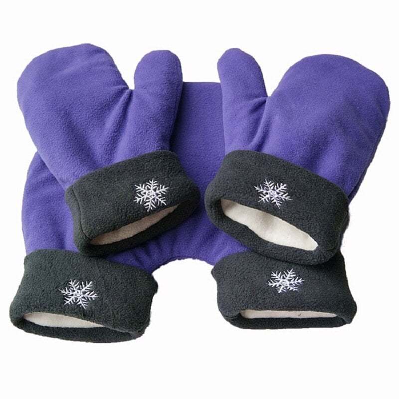 Couple Lovers Gloves Polar Fleece Sweethearts Thicken Winter Warm Foder Handske Julklapp Lovers Vantar