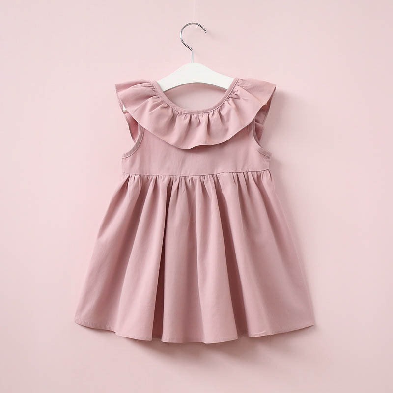 Children's Sleeveless One-piece Dress