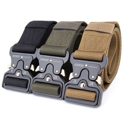 ENNIU Men's Tactical Multi-Function Nylon Outdoor Training Belt - Military Confidence