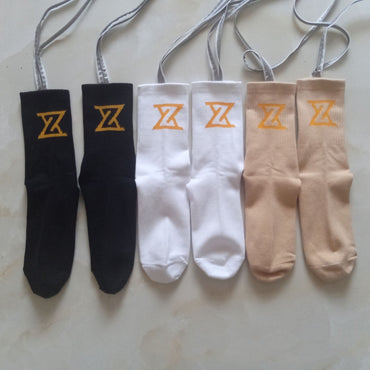 Christmas Reflective Luminous Dance Strap Women's Socks