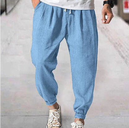 Casual Fashion Loose Men's Summer Ankle Banded Pants