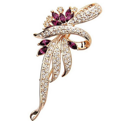 Version coréenne de broche en cristal de bijoux féminins