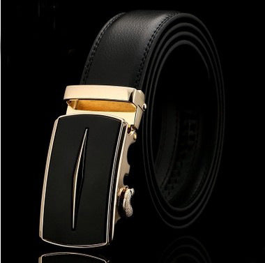 Men's leather two-layer leather belt Business Korean classic hot pants belt suit belt