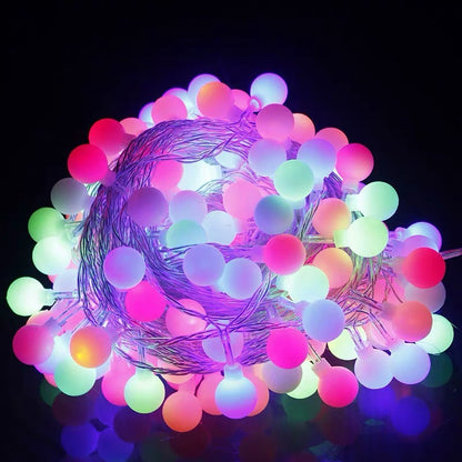 Led Usb Remote Control Battery Small Ball Lights Christmas Home Decor