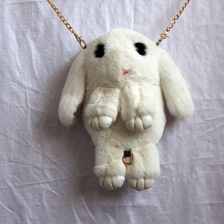 Sac à dos en peluche lapin mort de corée du sud, sac à bandoulière unique, dessin animé pour enfants, Adorable sac à dos en peluche, lapin mort, nouvelle collection