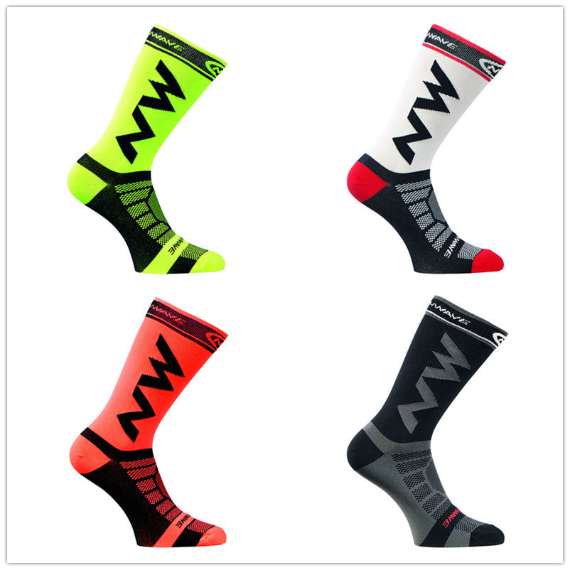 Chaussettes de sport chaussettes de vélo de route respirantes