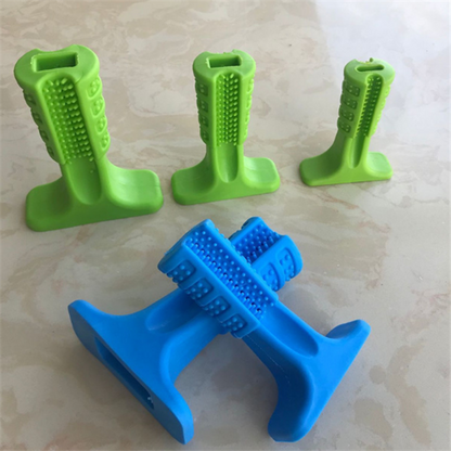 Brosse à dents en silicone pour animaux de compagnie Brosse à dents pour chien