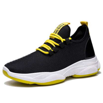 Men Sneakers Black White Sports Shoes