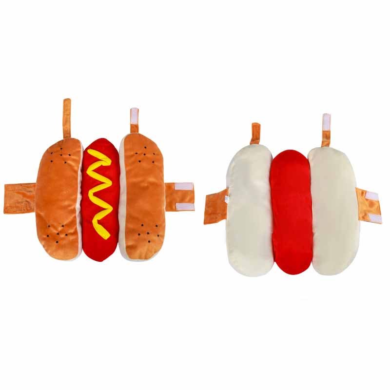 Rolig Halloween kostumer för hundar Valp Husdjur kläder Hot Dog Design hund kläder Husdjur Apparel kläder upp katt part kostym e Sut