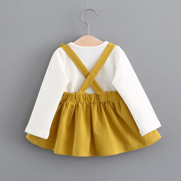 Vêtements coréens pour enfants, robe de lapin mignonne pour filles, robe de princesse pour bébé, nouvelle collection automne 2021, 916