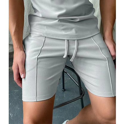 Solid Color Shorts Casual Fitness Sports Pants Men