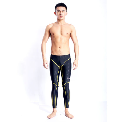 Competition Professional Long Quick-drying Drag Reduction Long Swimming Trunks