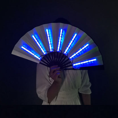 LED Luminous Fan Color Folding Fan