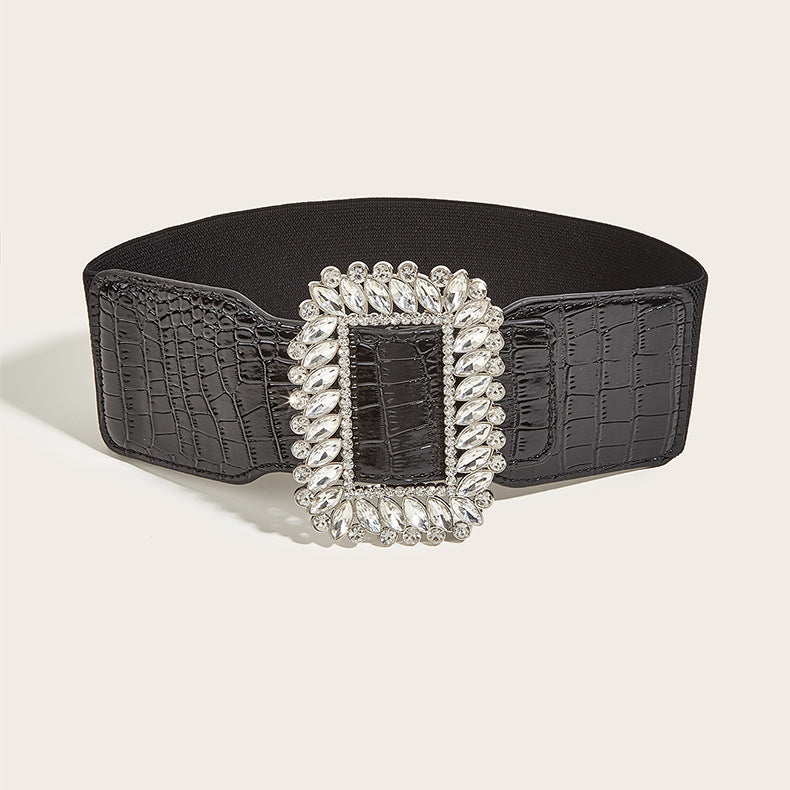 Ceinture large de style coréen pour femmes de style européen et américain