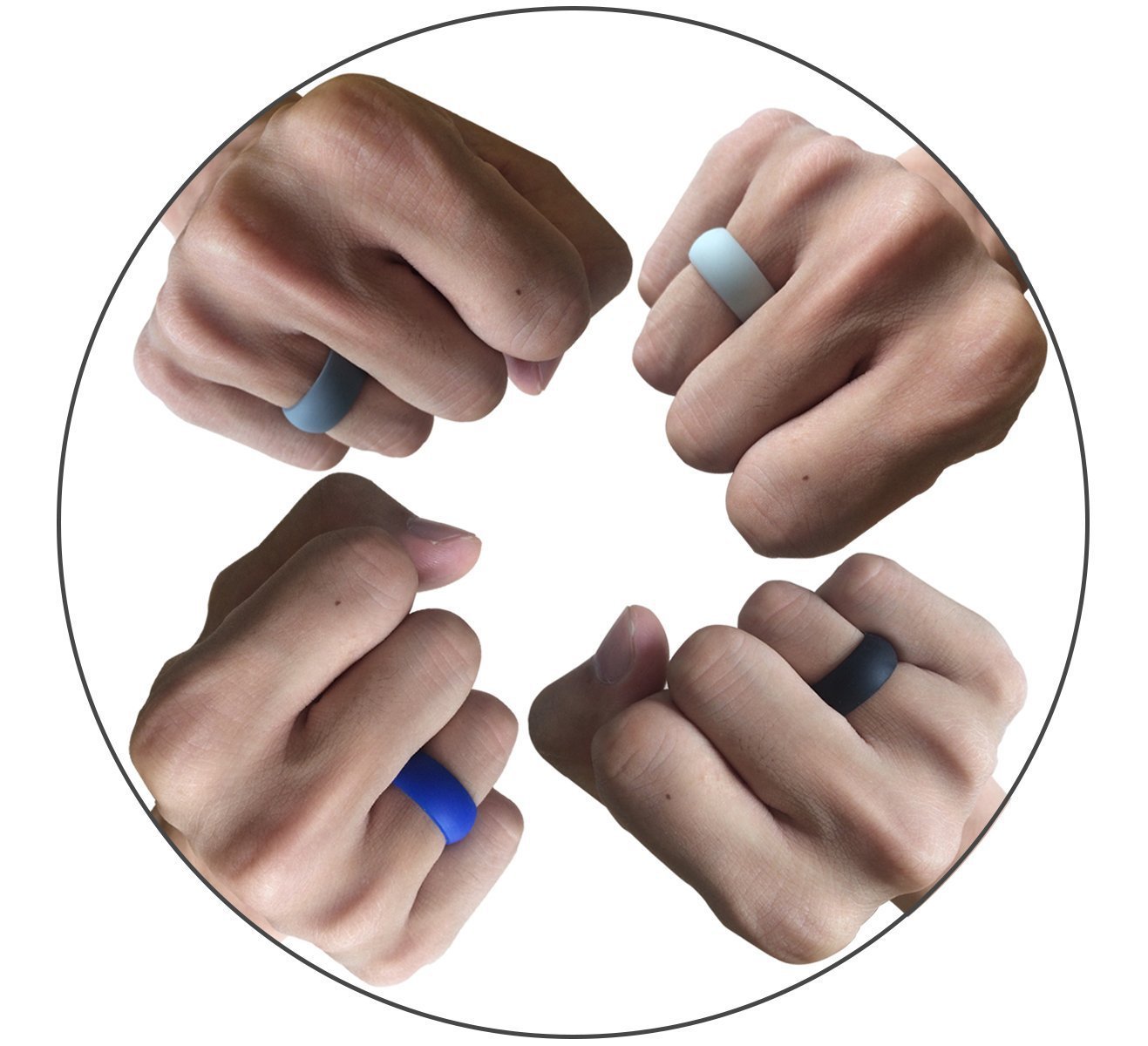 Bague silicone cigarette électronique homme