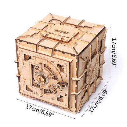 Kids Wood Puzzles Password Box Toy