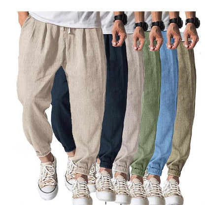Casual Fashion Loose Men's Summer Ankle Banded Pants