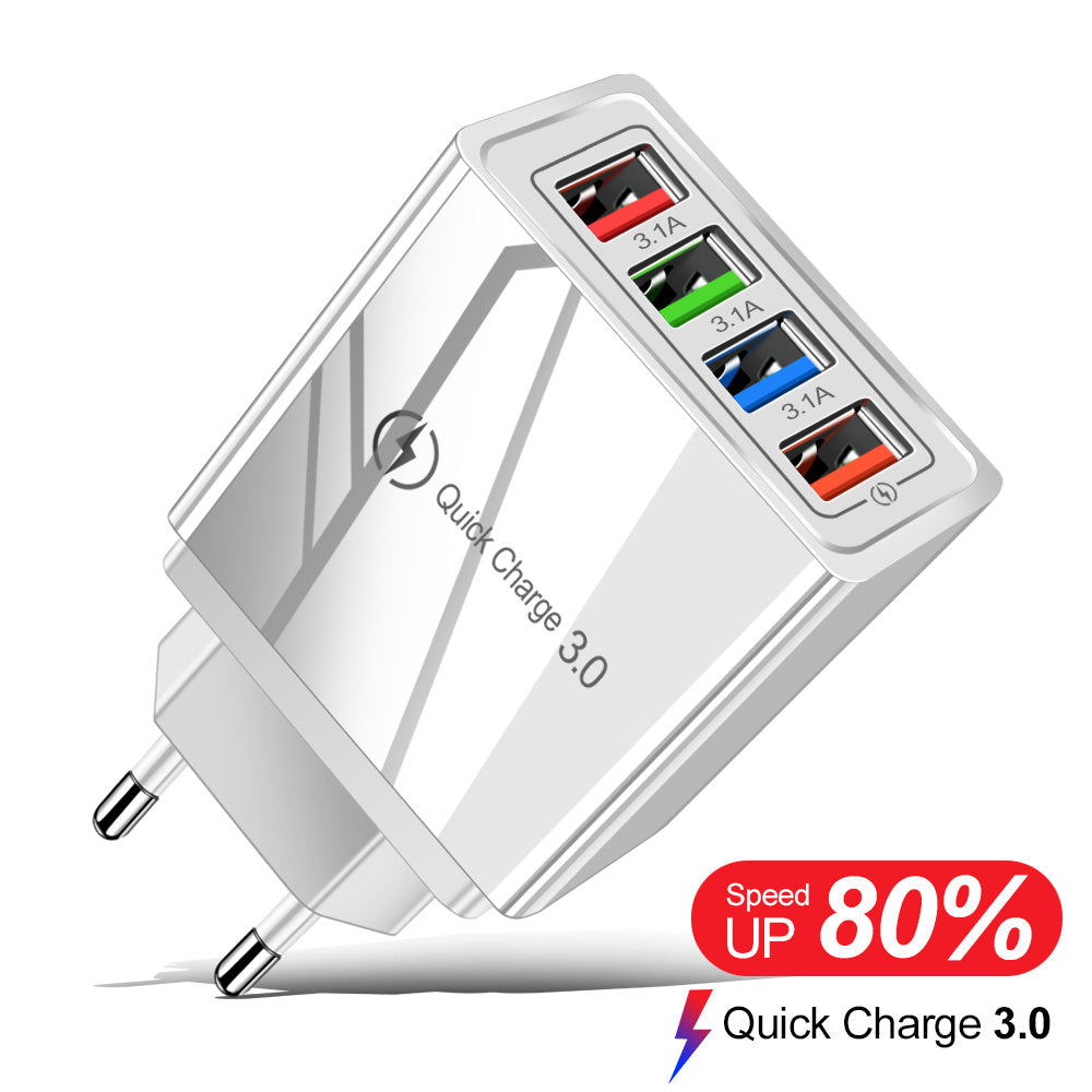 5V 3A Snabbladdning USB Charge Quick Charge 3.0