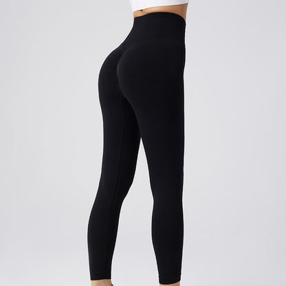 Seamless Leggings Yoga Byxor Magkontroll Träning Löpning Yoga Leggings för kvinnor