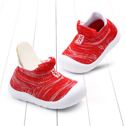 Spring Children\'s Single Shoe Soft Sole Walking Shoes Non Slip Breathable Baby Shoes