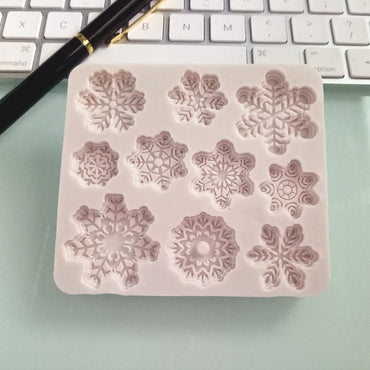 Moule en silicone flocon de neige de Noël