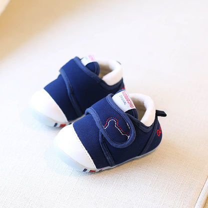 Autumn and winter cotton shoes children with velvet warm boy girl Baby Toddler shoes children shoes skills